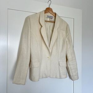Vintage Linen Blazer